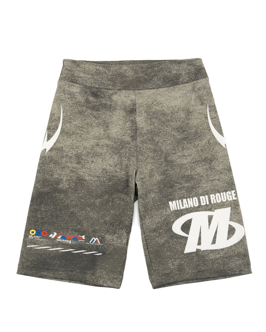 Acid Wash Biker Shorts